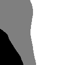 Masque de densité de l'herbe (niveaux de gris)
